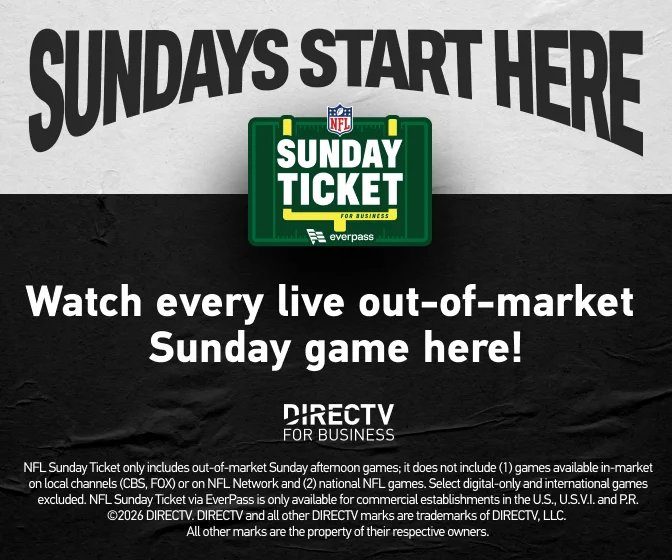 DIRECTV NFL Sunday Ticket Watch Here banner