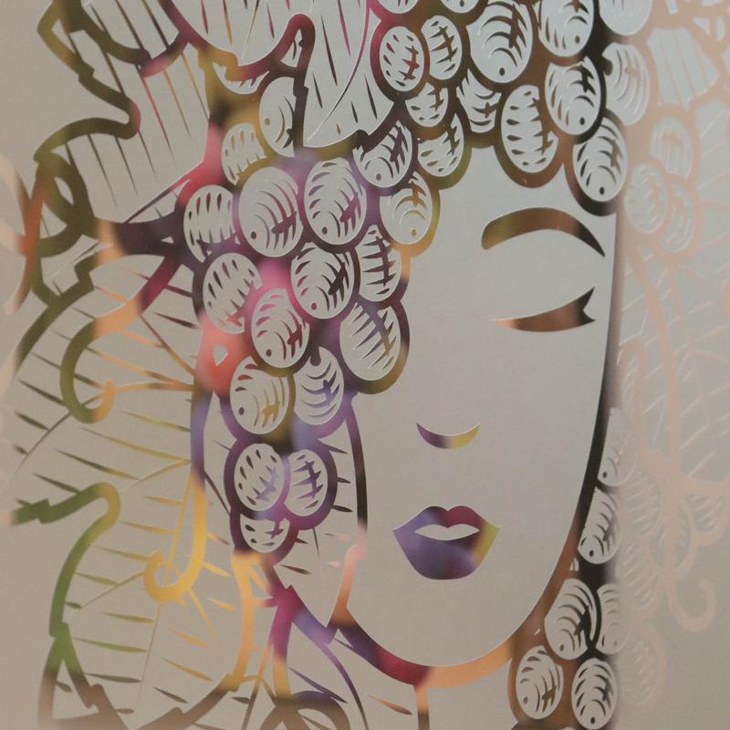 Wall art inside Hoppin' Vines